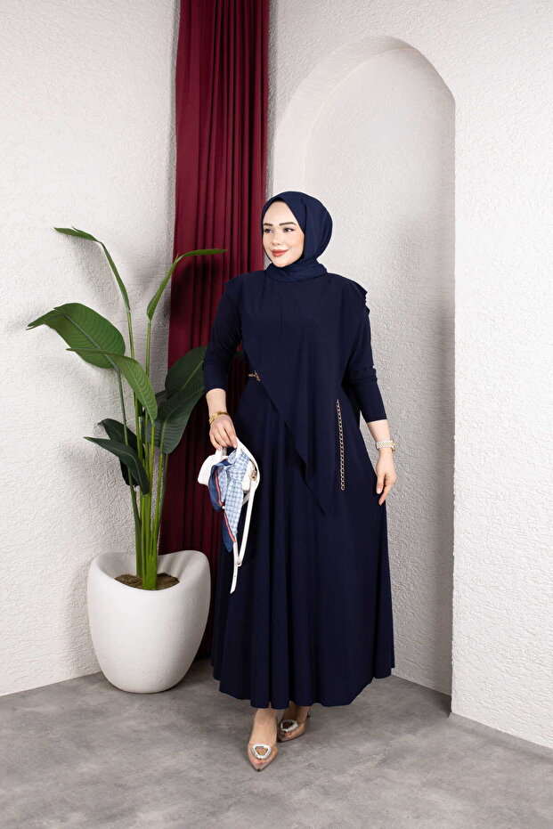 طقم تنورة ساندي غير متماثل
