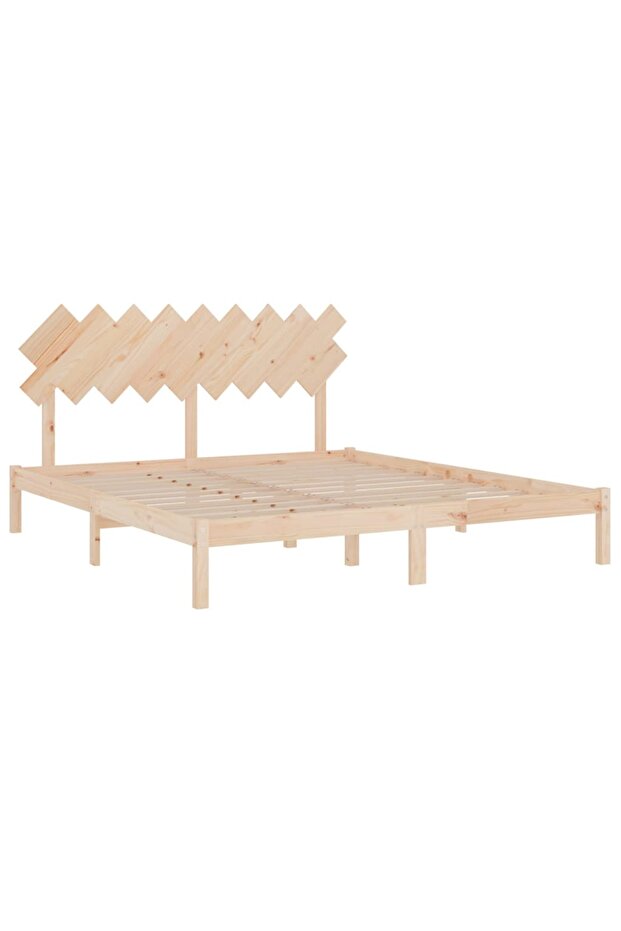 Super King 6FT bed frame, 180x200 cm, solid wood - 4