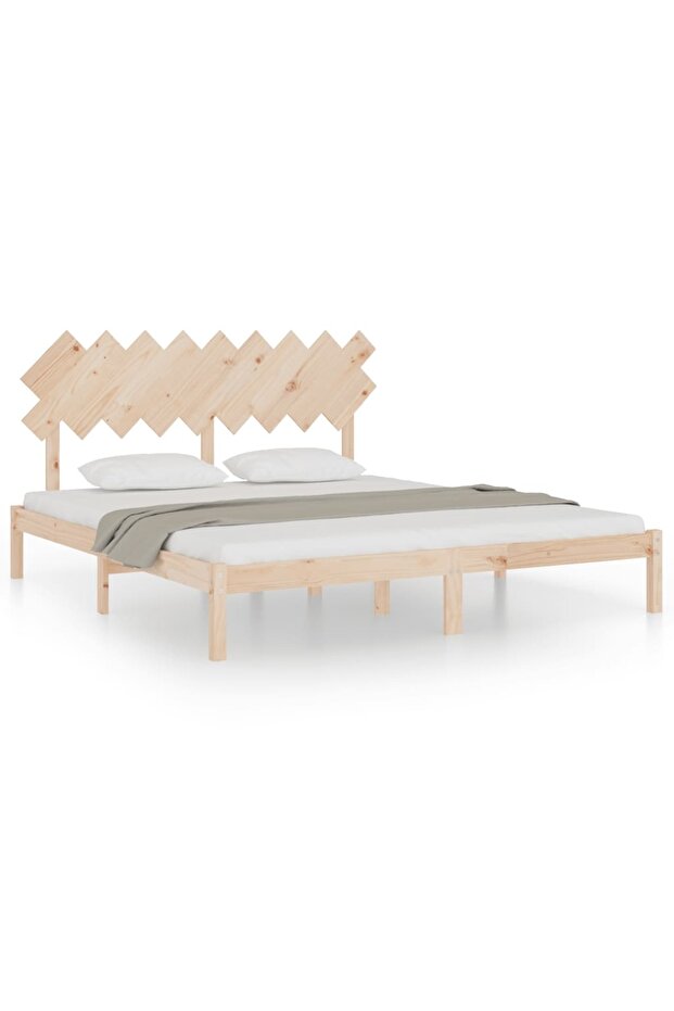 Super King 6FT bed frame, 180x200 cm, solid wood - 2