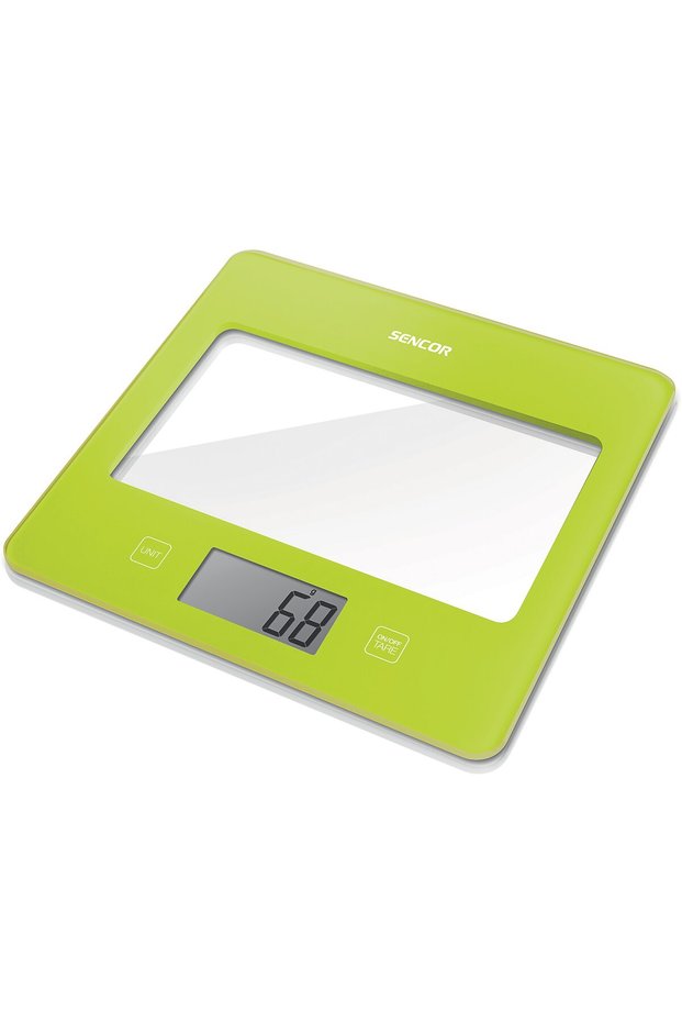 Kitchen Scale, Sencor, LCD Display, Green