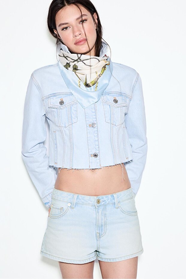 D79 düşük bel şort - 1