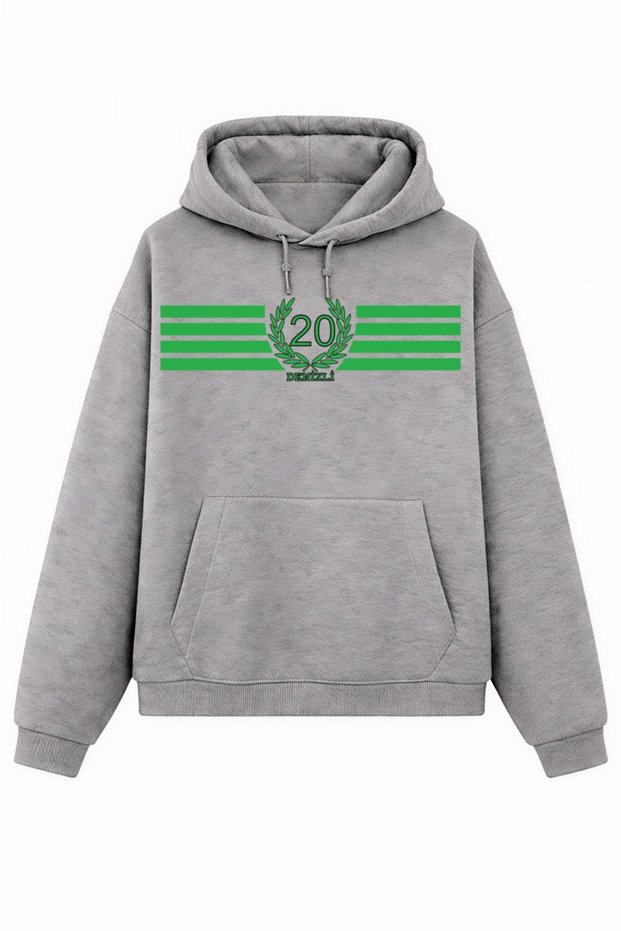 Denizli 20 Emerald – Premium Hoodie / Sweatshirt with Wreath Detail (Optional)