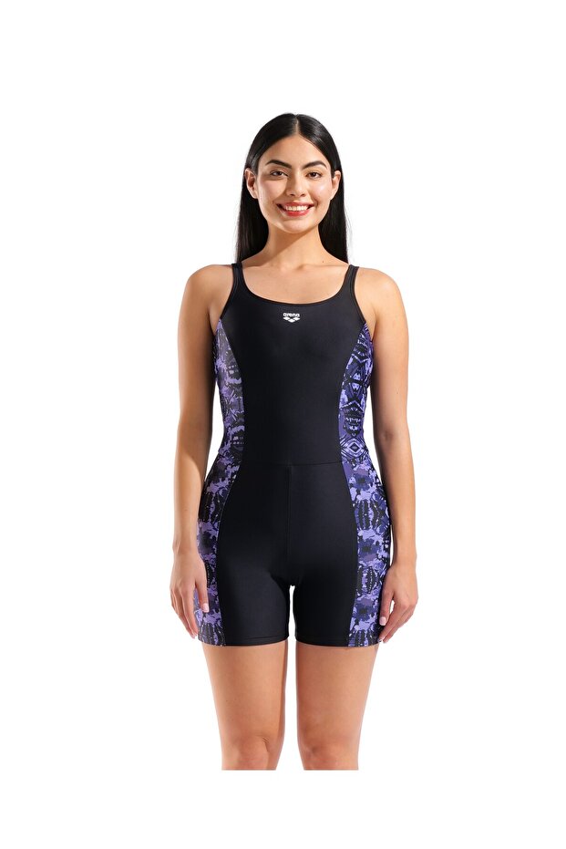 W SLEVELESS SLIMKINI BLACK-BATIK