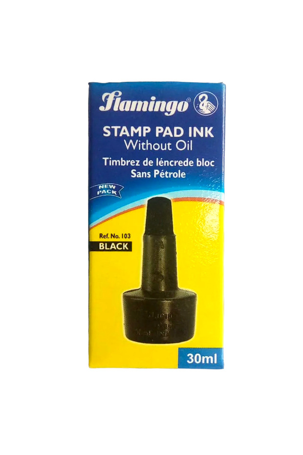Black Ink Office Document Stamp Pad