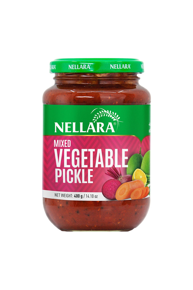 Authentic Spicy Mixed Vegetable Pickle (400g)