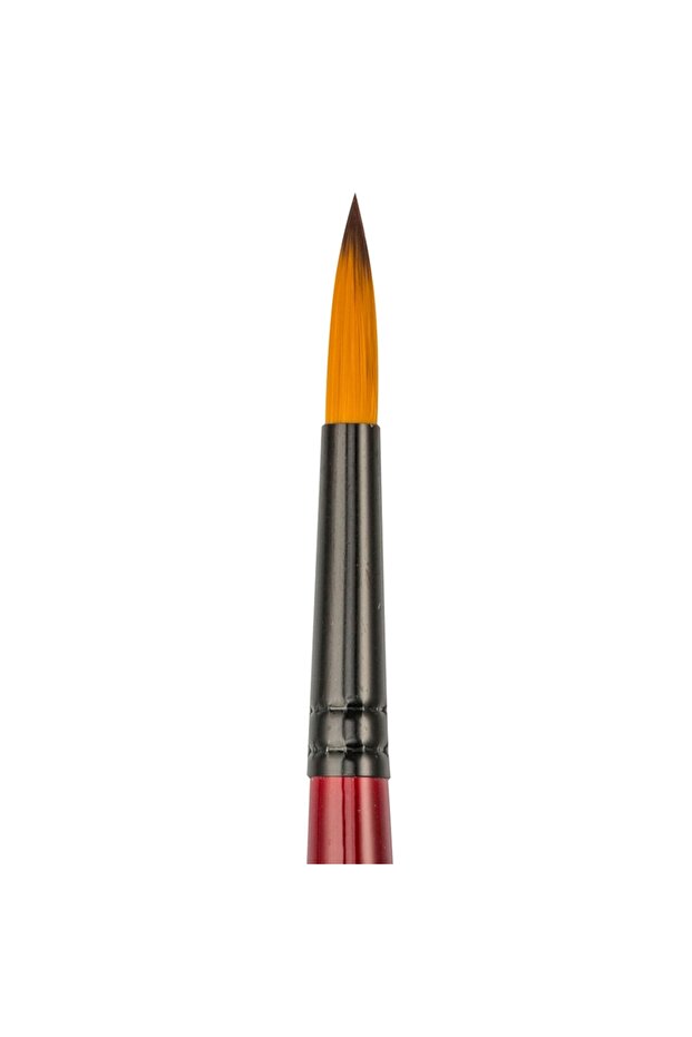 123 Series Synthetic Bristle Round Brush No: 12 X 12 Pieces