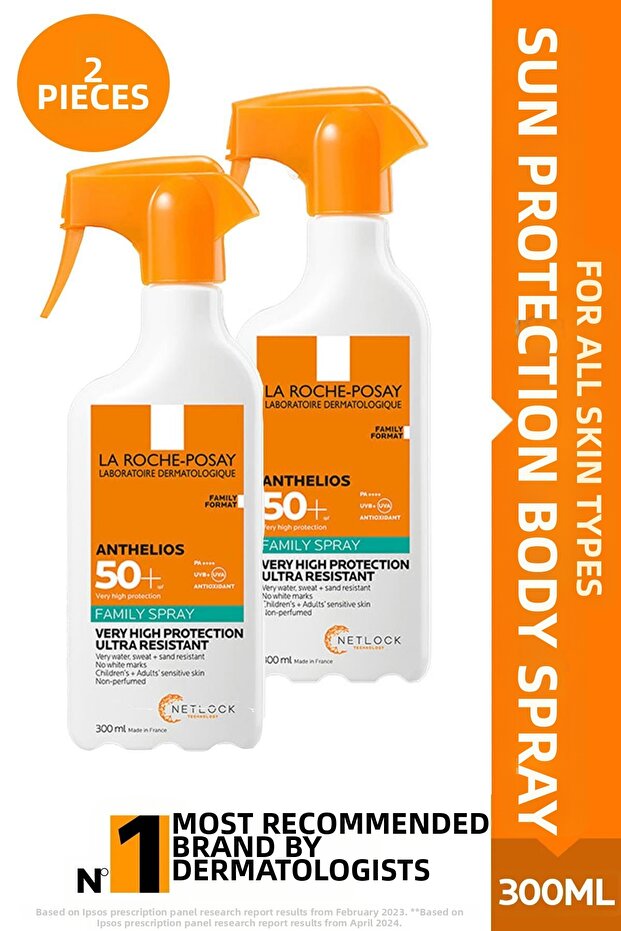 Anthelios Family Spray - Body Sunscreen SPF50+ 300 ml
