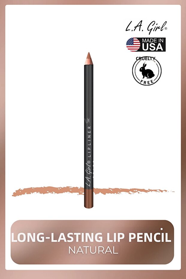 Ultra Precise Lipliner Pencil – Intensely Pigmented and Long-Lasting Lip Liner - Gp512 Natural