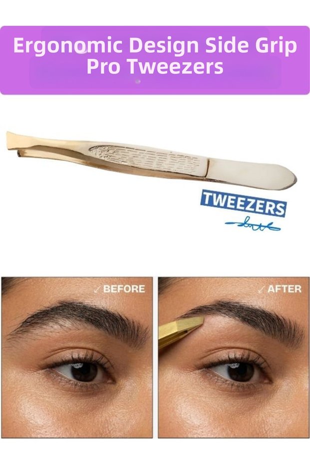 Tweezers Set Eyebrow Mustache Removal Tool Eyebrow Tweezers Fine Tip Ingrown Tweezers Eyebrow Removal Side Grip Stainless