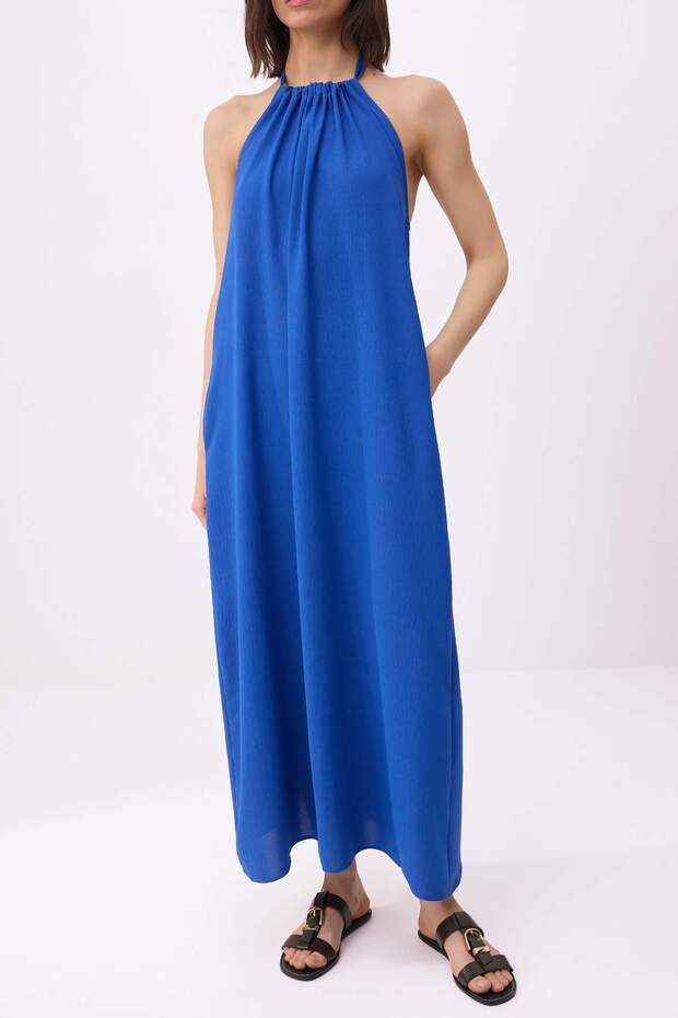 Saks Rahat Kesim Maxi Dokuma Elbise TWOSS26EL00329 - 3