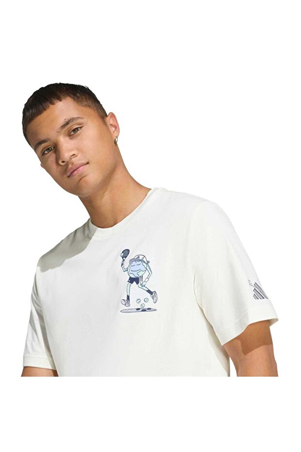 M Ed Padel T Erkek Spor T-shirt KB4906 - 5