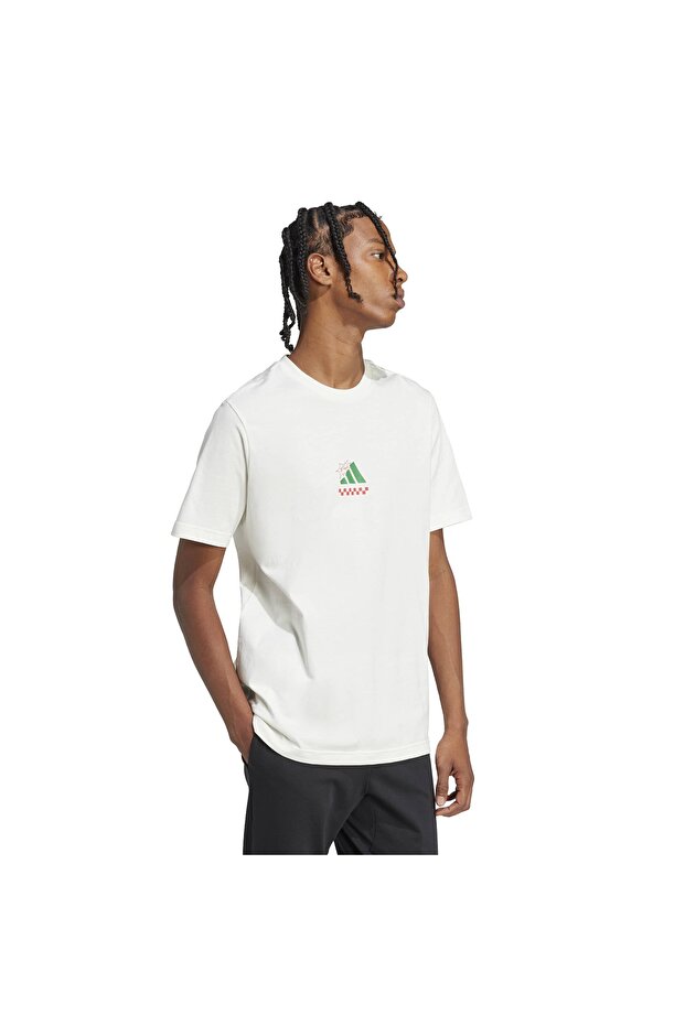 تي شيرت جرافيكي بطبعة بيتزا لاونج - 3