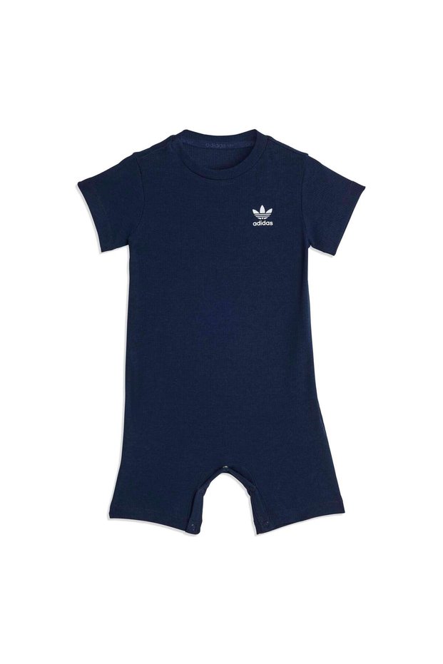Rib Onesie Unisex Baby Sportswear Top - Bottom Set Ke4988