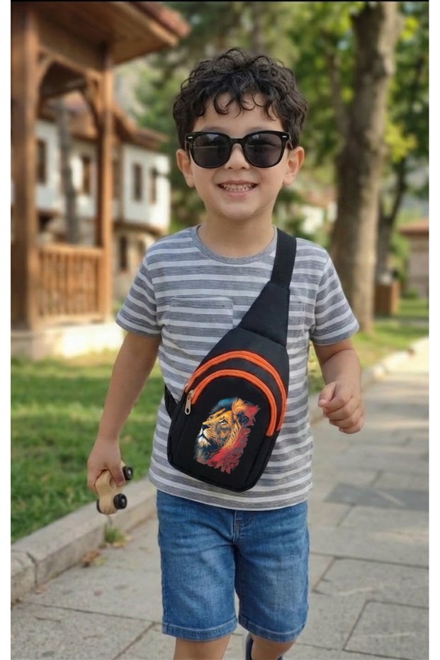 Boys' Hand and Shoulder Bag Bag Si, Daily Children's Bag Bag Si, Children's Festival Bag Bag Si, Children's Chest Bag Bag Si