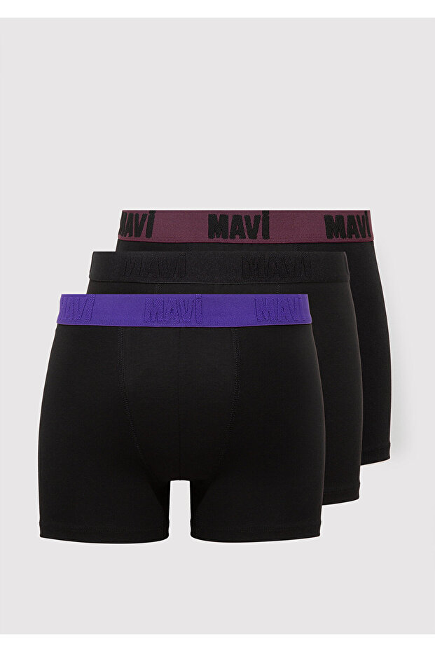3-Pack Black Basic Boxer 0912269-900 - 1