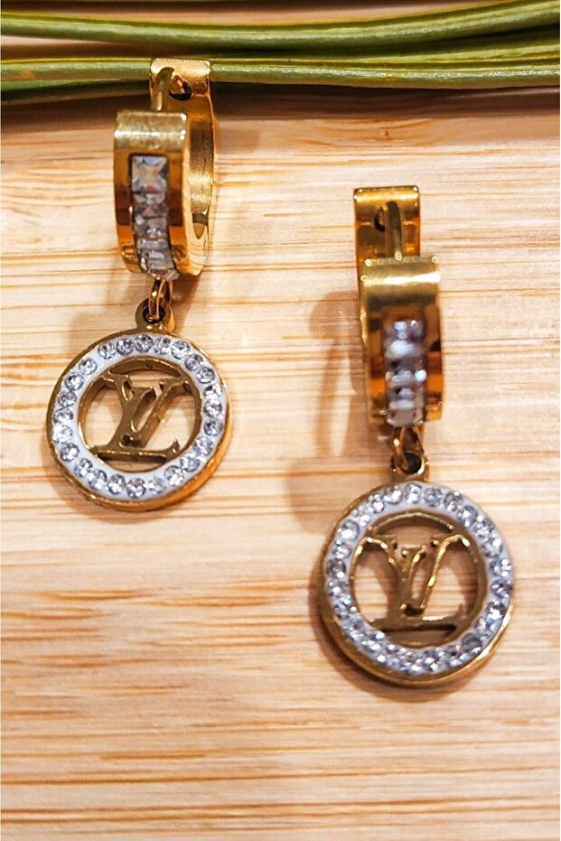 Steel Figured Luxury Earrings