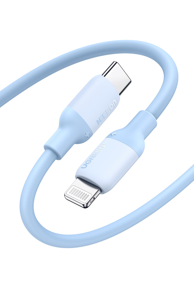 كابل USB-C إلى Lightning سيليكون بطول 1 متر - أزرق داكن
