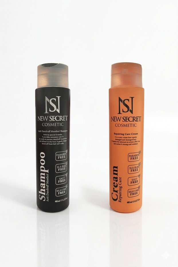 Anti-Dandruff & Menthol Shampoo + Hair Care Conditioner Set – Purifying & Restorative Care