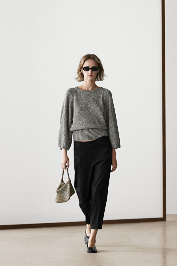 Cotton blend knit jumper - 2