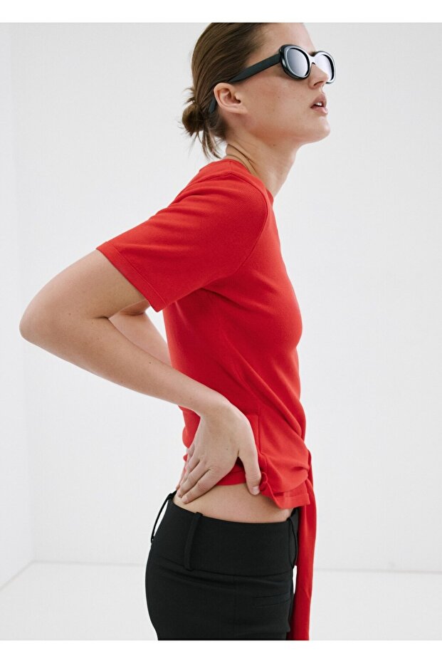 Bağ detaylı kazak - 7