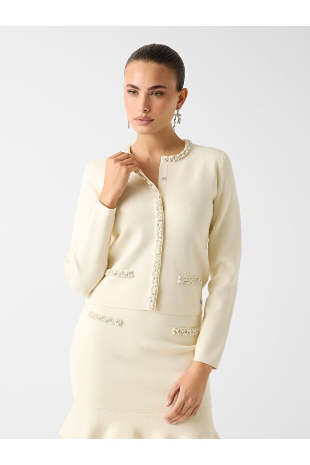 Beads cardigan - 1