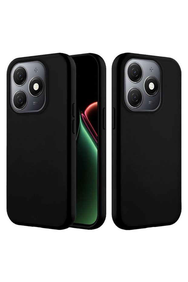 Tecno Spark 20C Compatible Case Inside K Velvet Erasable Launch Case Black