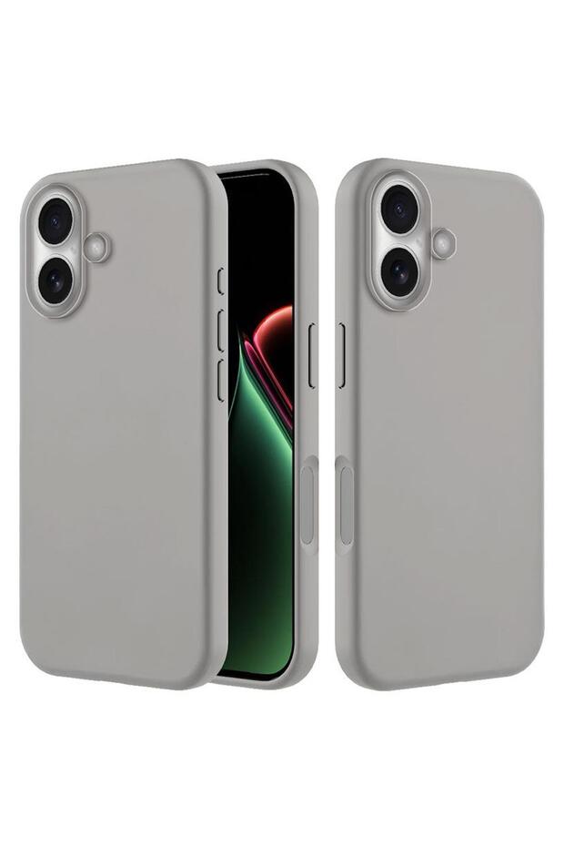 Apple iPhone 16 Plus Compatible Case with Velvet Inside and Erasable Launch Case in Beige