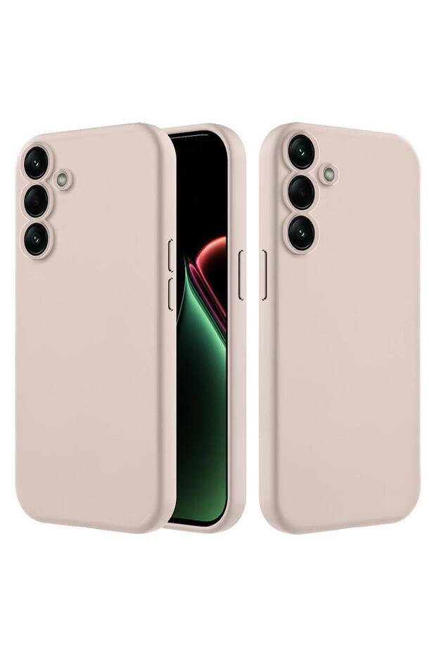 Samsung Galaxy A36 Compatible Case K Velvet Erasable Launch Silicone Case Beige