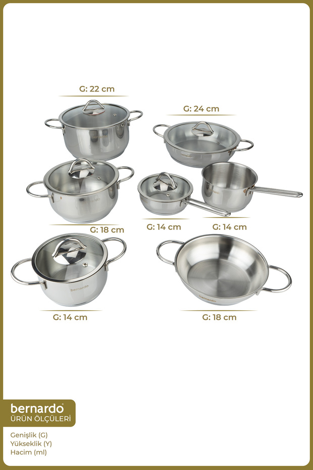 Kayra 12 Parça Çelik Set - 2