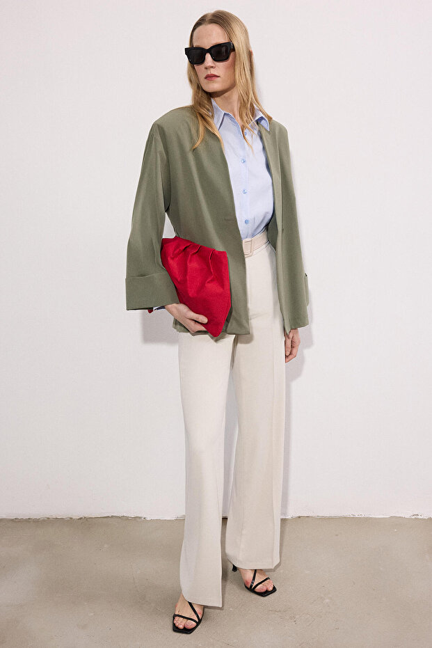 TEK DÜĞMELİ CEKET - 2