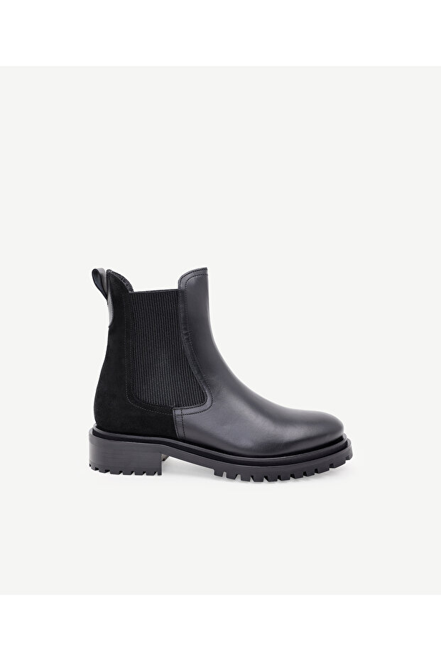 Lastikli Deri Bot - 1