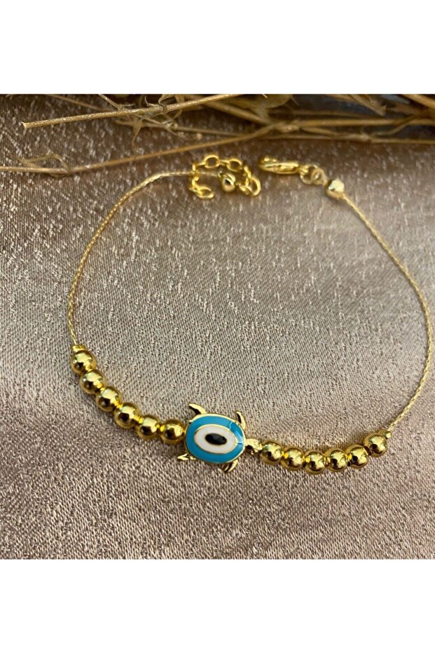 Blue Turtle Anklet - 2