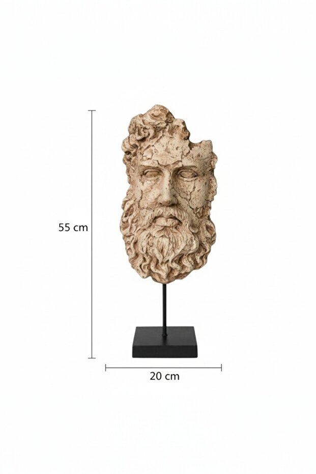 Dekoratif Zeus Büst - 2