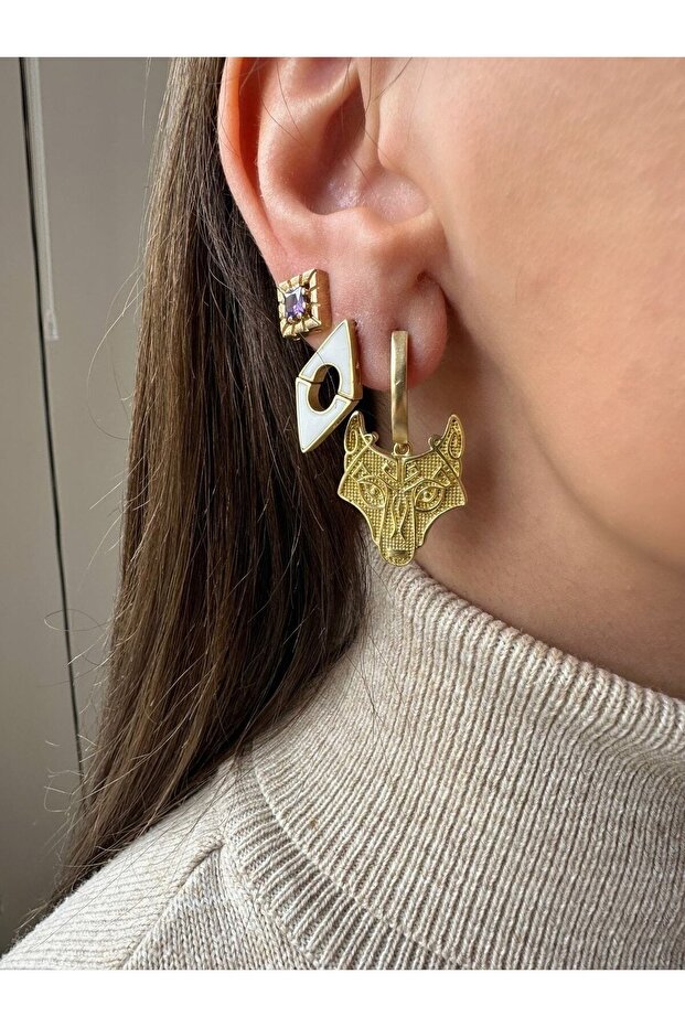 Bronz Gate Küpe - 2