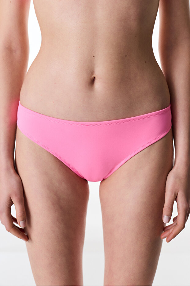 Pembe Slip Bikini Altı - 1