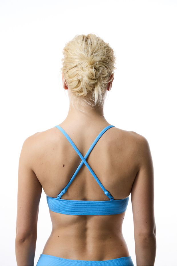 بلوزة بيكيني بابل براليت باللون الأزرق - 3