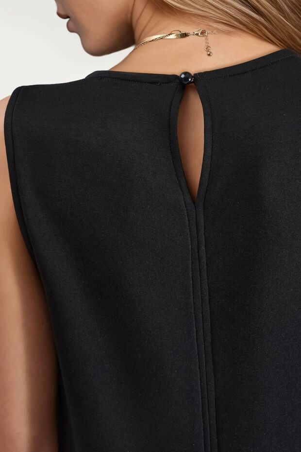 Modal Touch Rahat Kesim Cepli Midi Elbise - 7