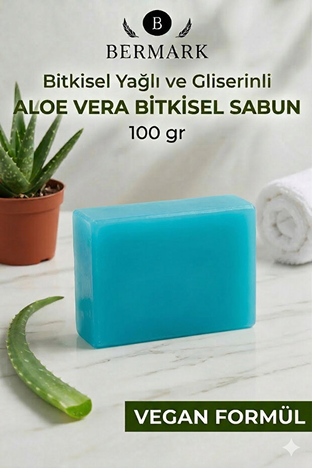 Gliserinli Aloe Vera Bitkisel Sabun 100 gr - 1