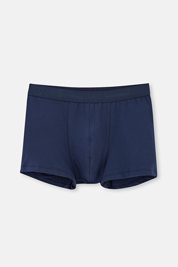 Navy Blue Compact Combed Cotton Boxer