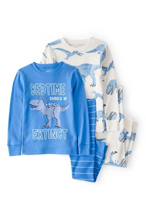 طقم بيجامة للأطفال من Little Boys Dinosaur 2T536110
