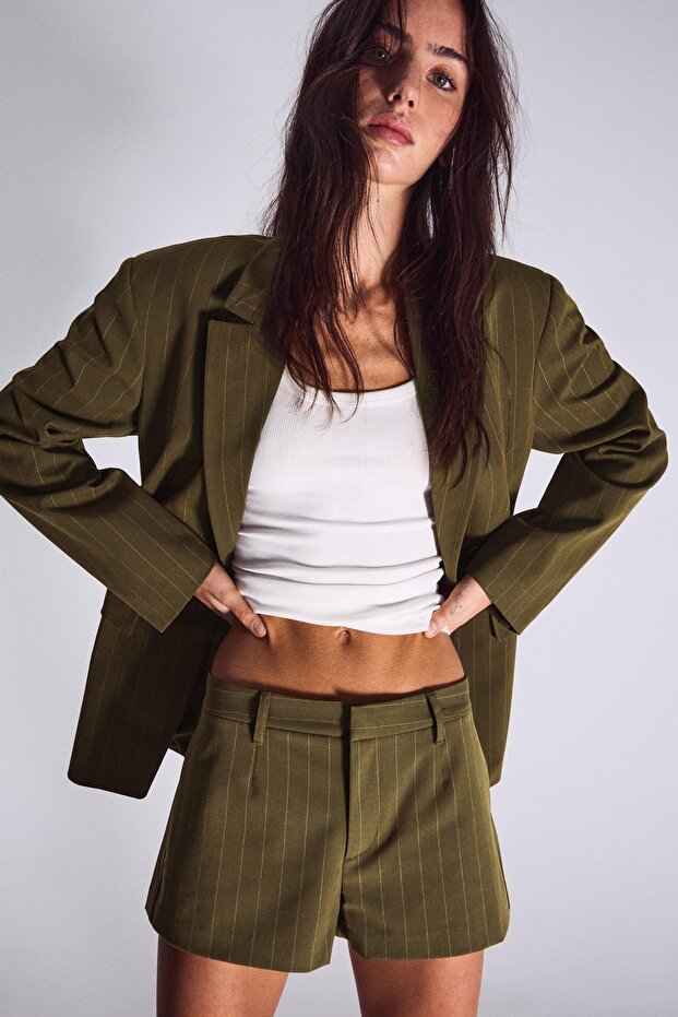 Mini kemerli şort - 2