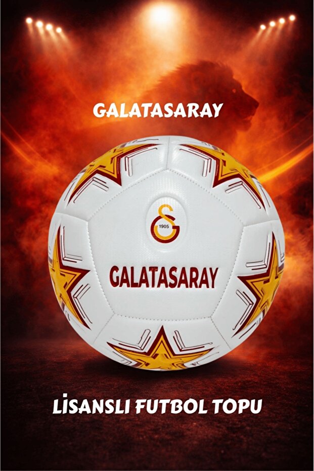 CANSPORT GALATASARAY LİSANSLI PREMİUM ORJİNAL FUTBOL TOPU YENİ SEZON 430 GR 5 NO FUTBOL TOPU ÖZEL SERİ