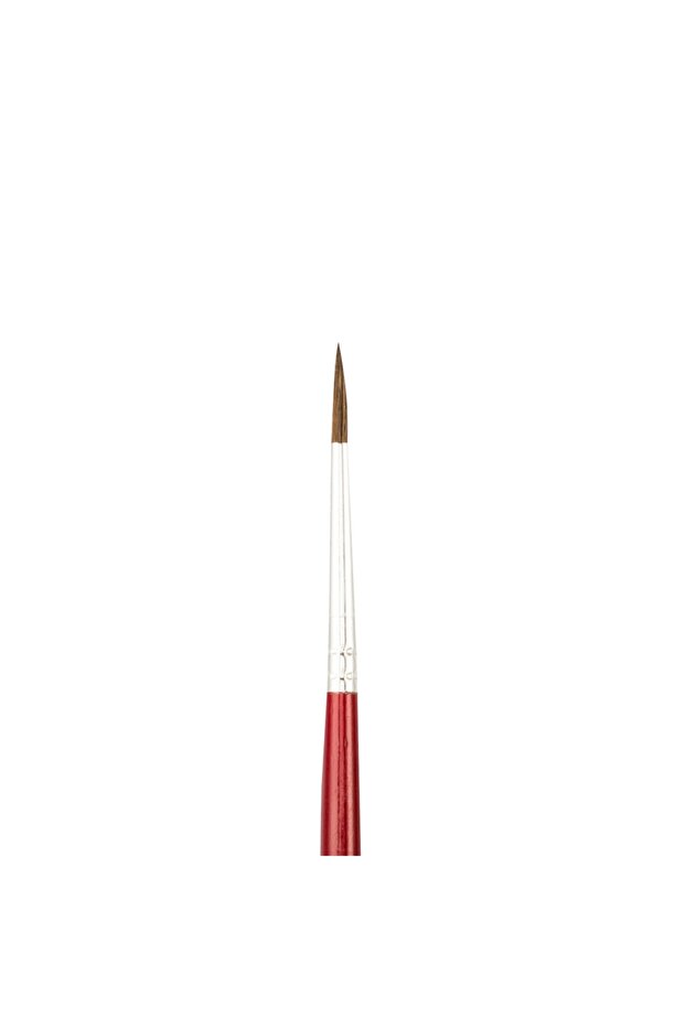 145 Series Pony Hair Round Brush No: 3 X 12 Pieces