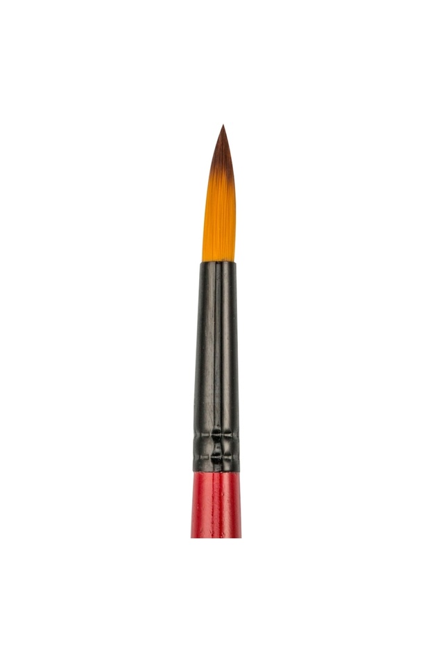 123 Series Synthetic Bristle Round Brush No: 11 X 12 Pieces