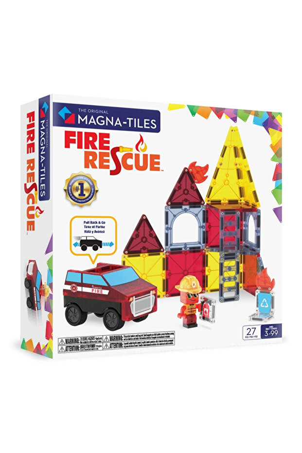 Magna Tiles Fire and Rescue 27 Pieces
