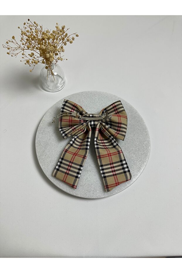 Plaid bow automatic buckle - 4