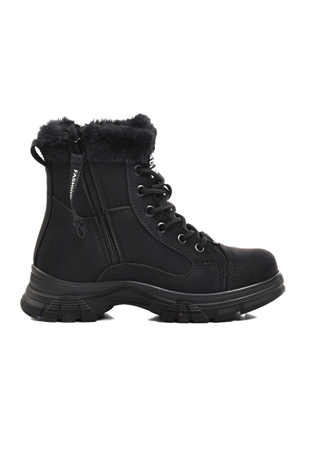 Black Emerald Fleece Lined Girls' Boots