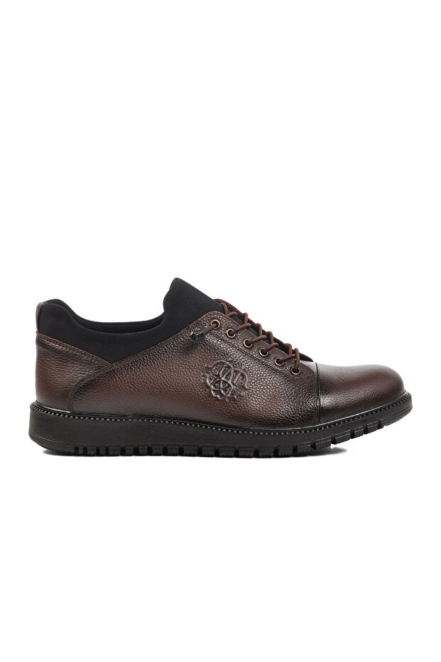 Brown Genuine Leather Men's Casual Shoes