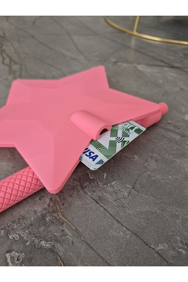 Star Credit Card Holder Star-Shaped Card Holder Star Wand Magic Star Wand Magic Wand
