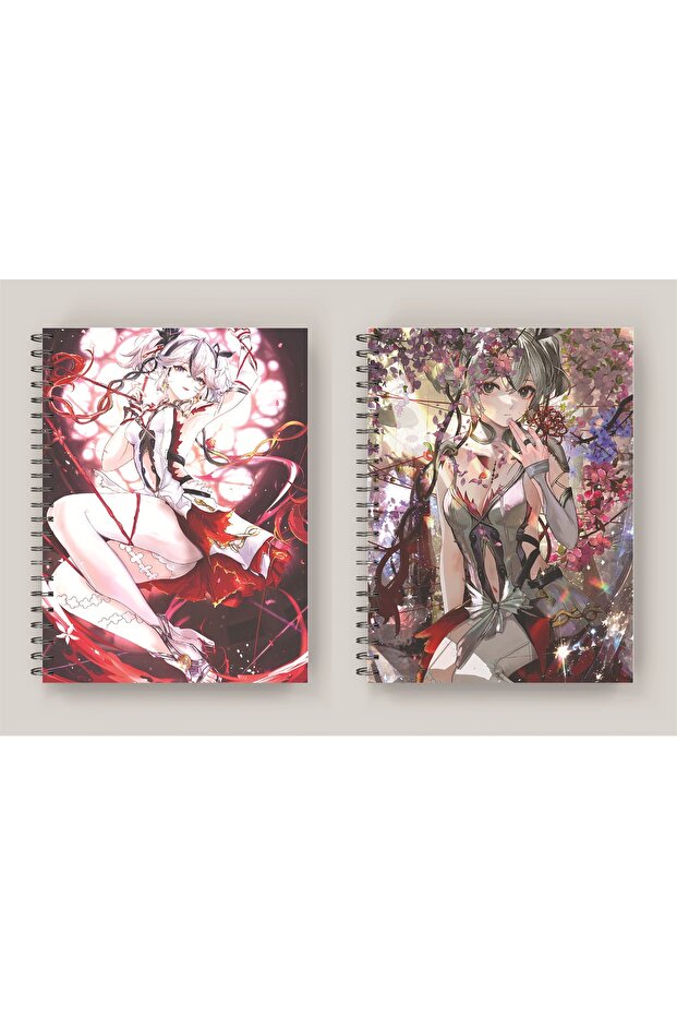 2 Pcs Wuwa Wuthering Wawes A5 Size Anime Notebook